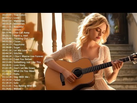 Top 50 Guitar Covers Of Popular Songs 2025 - Best Instrumental Music For Work, Study, Sleep