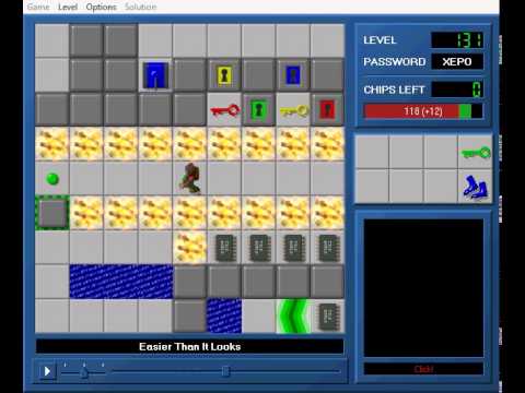 CCLP1 level 131 solution - 106 seconds