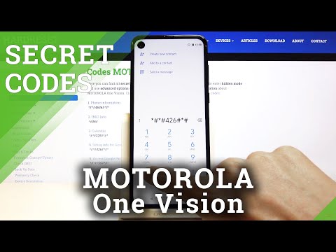 Secret Codes for MOTOROLA One Vision – Advanced MOTOROLA Modes