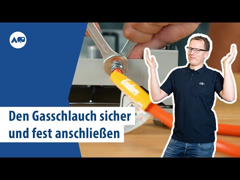 Connect the gas hose safely and correctly: Step-by-step guide