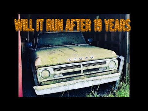 ABANDONED 1970 Dodge D-100 First Start In 19 Years. WILL IT RUN&DRIVE