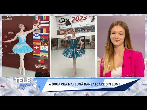 La doar 14 ani, balerina Alexandrina Sandu a reușit să obțină locul II la "Dance World Cup 2023" 🤩