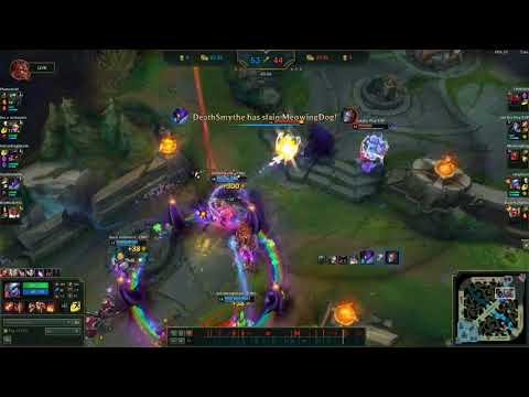 Tristana Teamfight in the craziest  stall ever