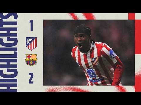 Club Atlético de Madrid 1 - 2 FC Barcelona highlights