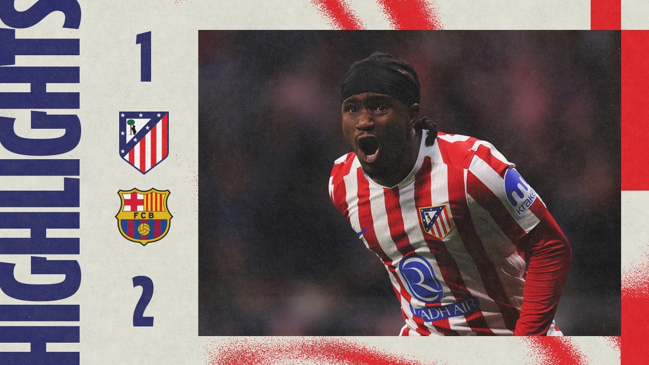 Atlético Madrid vs Barcelona Highlights