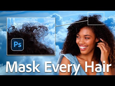 The Single Best Way to Mask Hair in Photoshop!