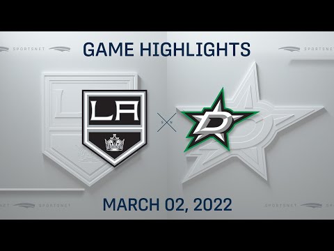 NHL Highlights | Kings vs. Stars - Mar. 2, 2022