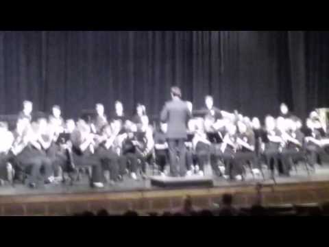NMS 8TH Grade band plays "autumn roads"