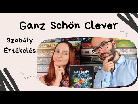 A legnépszerűbb kockajáték! Ganz Schön Clever│Egy okos húzás játékbemutató és szabályismertetés - Társasozz Okosan!