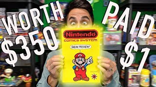 How I got a $350 comic for $1 - Nintendo Comics System Sneak Preview