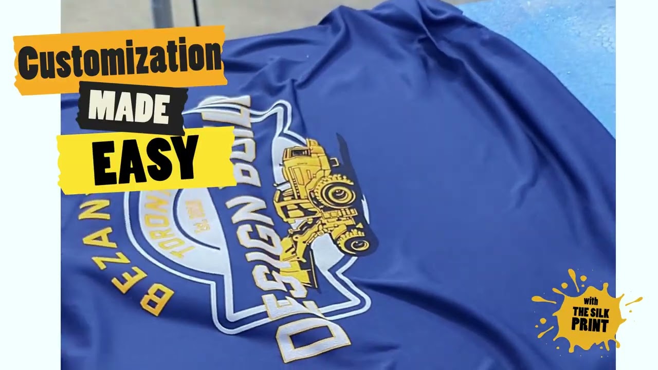 Screen Printing at The Silk Print Inc. Toronto/GTA