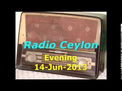 Radio Ceylon 14-06-2013~Evening Broadcast