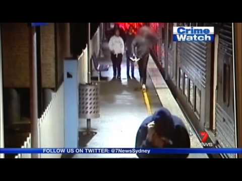 Seven News Sydney - Dangerous Pranks on CityRail network (3/6/2013)