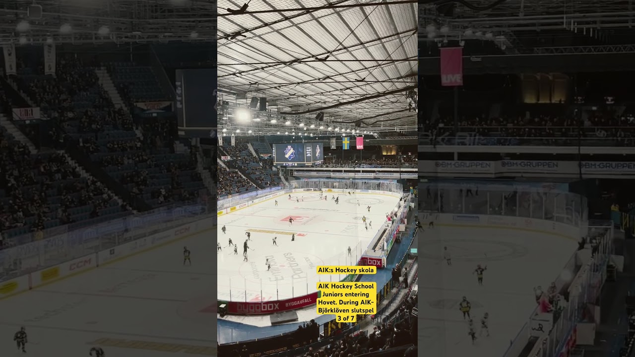 AIK - Björklöven (AIK juniorer hockey skolan) match 3 av 7 #aik #hockey #aikhockey #björklöven #ice