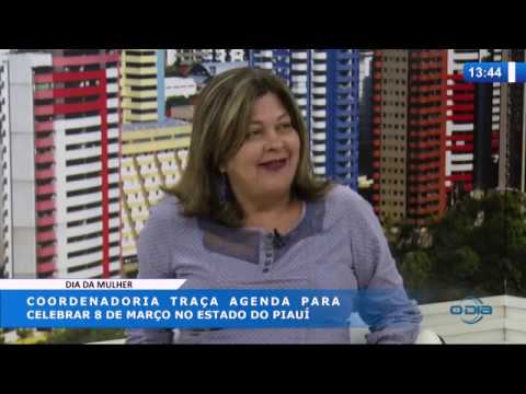 O DIA NEWS 03 03 20 Zenaide Lustosa (coord. poliÌtica para mulheres) - Agenda para o 8 de março