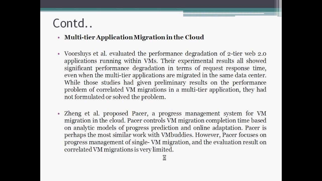 VMbuddies: Coordinating Live Migration of Multi-Tier Applications in Cloud Environments