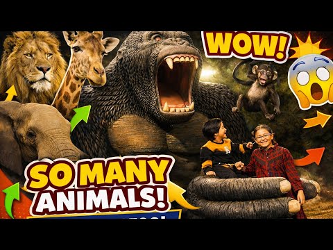 Kids Day Out at Emirates Zoo Abu Dhabi 🦁 | Family Fun Vlog