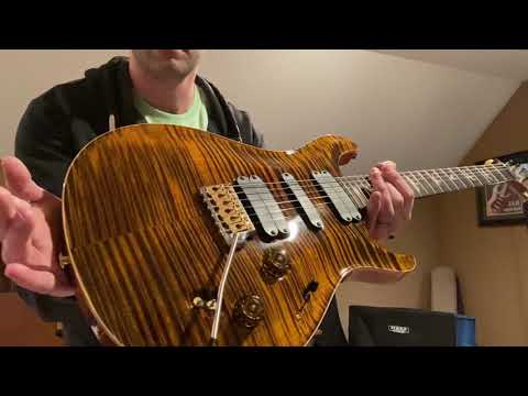 PRS 509 in Yellow Tiger finish