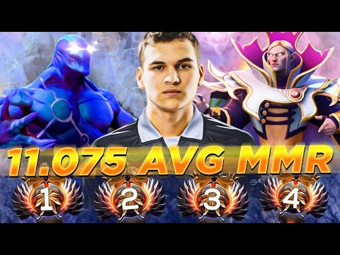 11.075 AVERAGE MMR - HIGHEST MMR 7.31 PATCH - Top 1, Top 2, Top 3, Top 4 Ranks in One Game - Dota 2