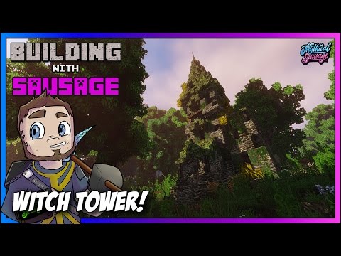 Minecraft - Building with Sausage - Witch Tower [Conquest Reforged]