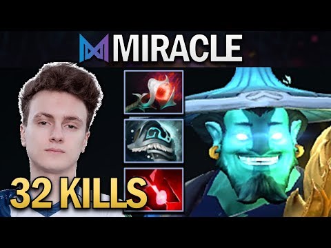 NIGMA.MIRACLE STORM SPIRIT INSANE 32 KILLS - DOTA 2 7.24 GAMEPLAY