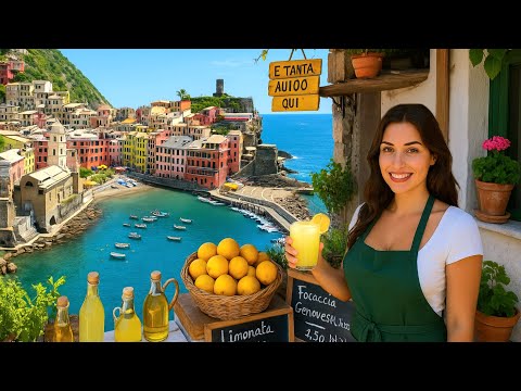 🇮🇹 Vernazza , Cinque Terre 2025 | Italy’s Coastal Paradise 4K Video