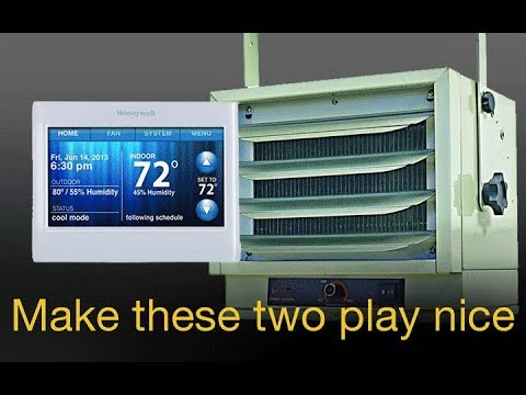 How to: run your electric garage heater on a wifi thermostat!