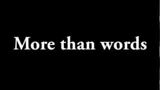 The Museum - More Than Words (Lyric Video) [New Album]