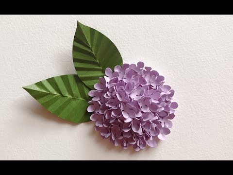 ABC TV | How To Make Hydrangea Cards From Shape Punch - Craft Tutorial