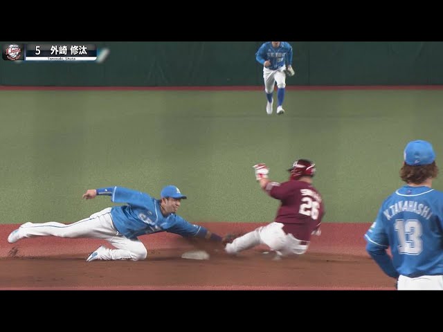 【神リンゴ】ライオンズ・外崎修汰『神捕球 ▶︎ 神タッチ』