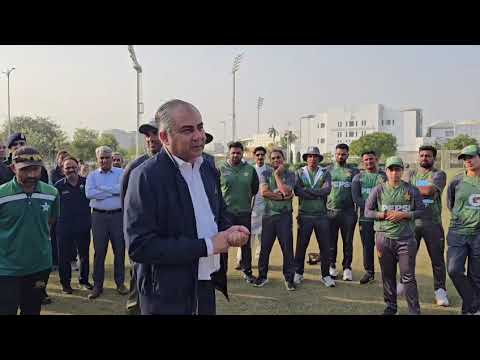 PCB Chairman Mohsin Naqvi Visits Hanif Muhammad High Performance Center, Karachi