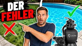Sandfilteranlage Pool Test | LANCHEZ 11.500 L/h: Der Fehler vieler Poolbesitzer
