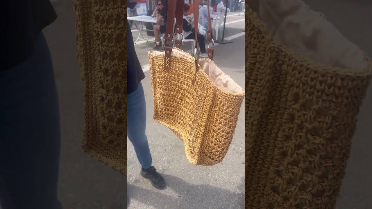 Çok güzel çanta buldum 👌 Kağıt ip çanta modelleri #kağıtipçanta #örgüçanta #knittingbag #crochet