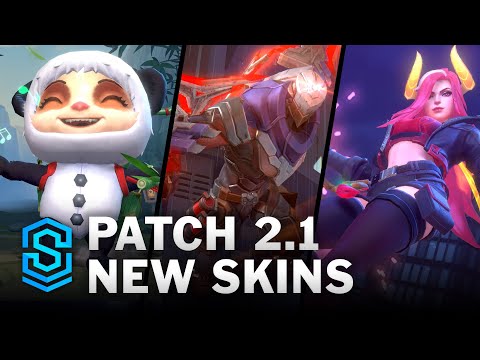 Wild Rift Patch 2.1 NEW SKINS! Lunar Beast, Xayah, Rakan, Diana, Leona, Katarina, PROJECT, and more!