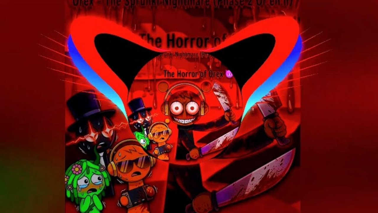 Creepy Sprunki Nightmare Or.exe.n Horror Dark Phase 2 Music Video Avee Player Template