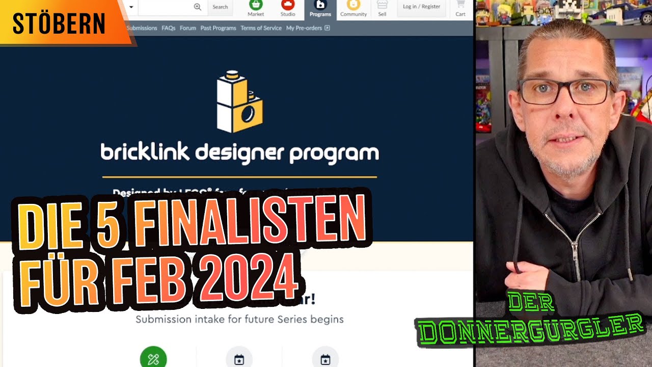 Bricklink Designerprogramm Finalisten für Februar 2024 stehen fest - Diese MOCs sind im Finale.
