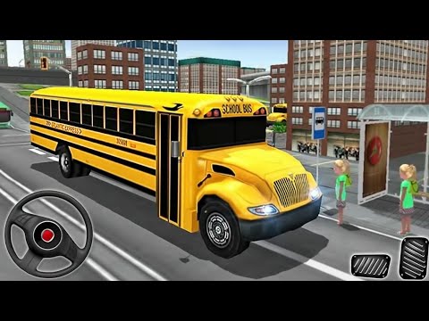 Coach Bus Realistic Driving | New Multiplayer | New School Bus Simulator 2024 | Android GamePlay |