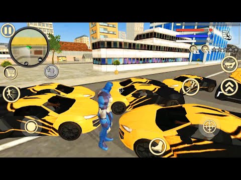 Rope Hero: Vice Town (Rope Hero Attack All Car) – New Big Car Racing – Android Gameplay