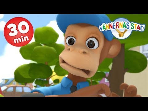 3 roliga episoder - barnas favorit - Vännernas Stad!