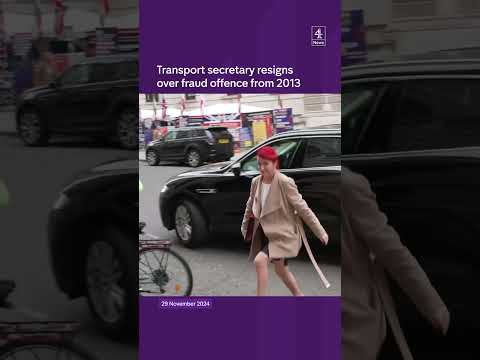 Transport secretary resigns over fraud offence from 2013