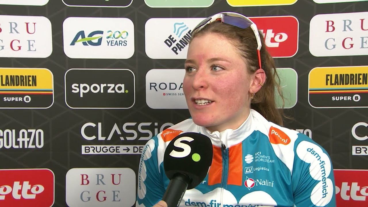 Women's Classic Brugge - De Panne 2024: Interview Charlotte Kool