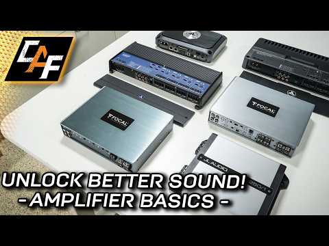 Car Audio Amplifier Basics! The path to better sound EXPLAINED!