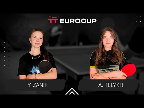 18:50 Yulianna Zanik - Anastasiia Telykh 14.11.2023 TT Euro.Cup Ukraine Master. TABLE 3