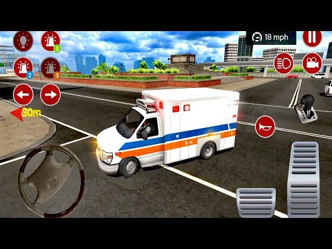 Ambulance Rescue Drive Simulator: Vehicle Emergency Transport - Android Gameplay