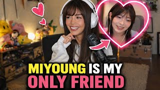 Valkyrae calls Miyoung her ONLY friend | Other streamers are just COWORKER