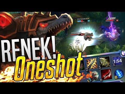 👑 RENEKTON MID ONESHOT BUILD! COMO DESTROZAR AL ADC DE UNA W!