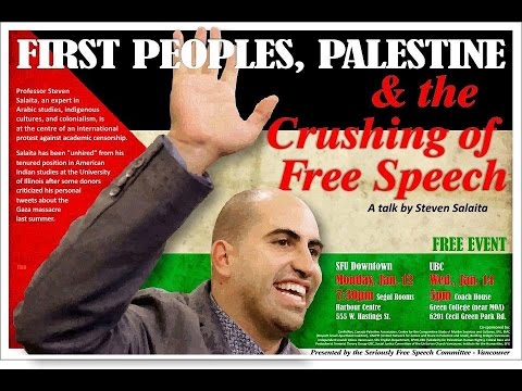 Steven Salaita youtube video #2