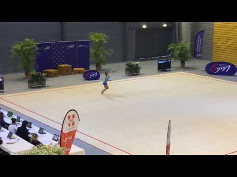 Isalina Audineau cerceau - Nat B 10-11 ans - France Chambéry 2017