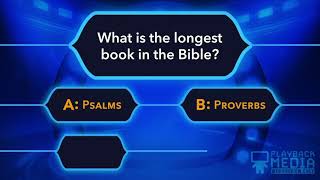 General Bible Trivia Game for Kids