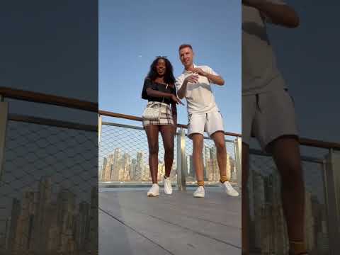 Teaching him some dance moves 😅😅. #shortsclip #love #shortsadoptme #lovestory